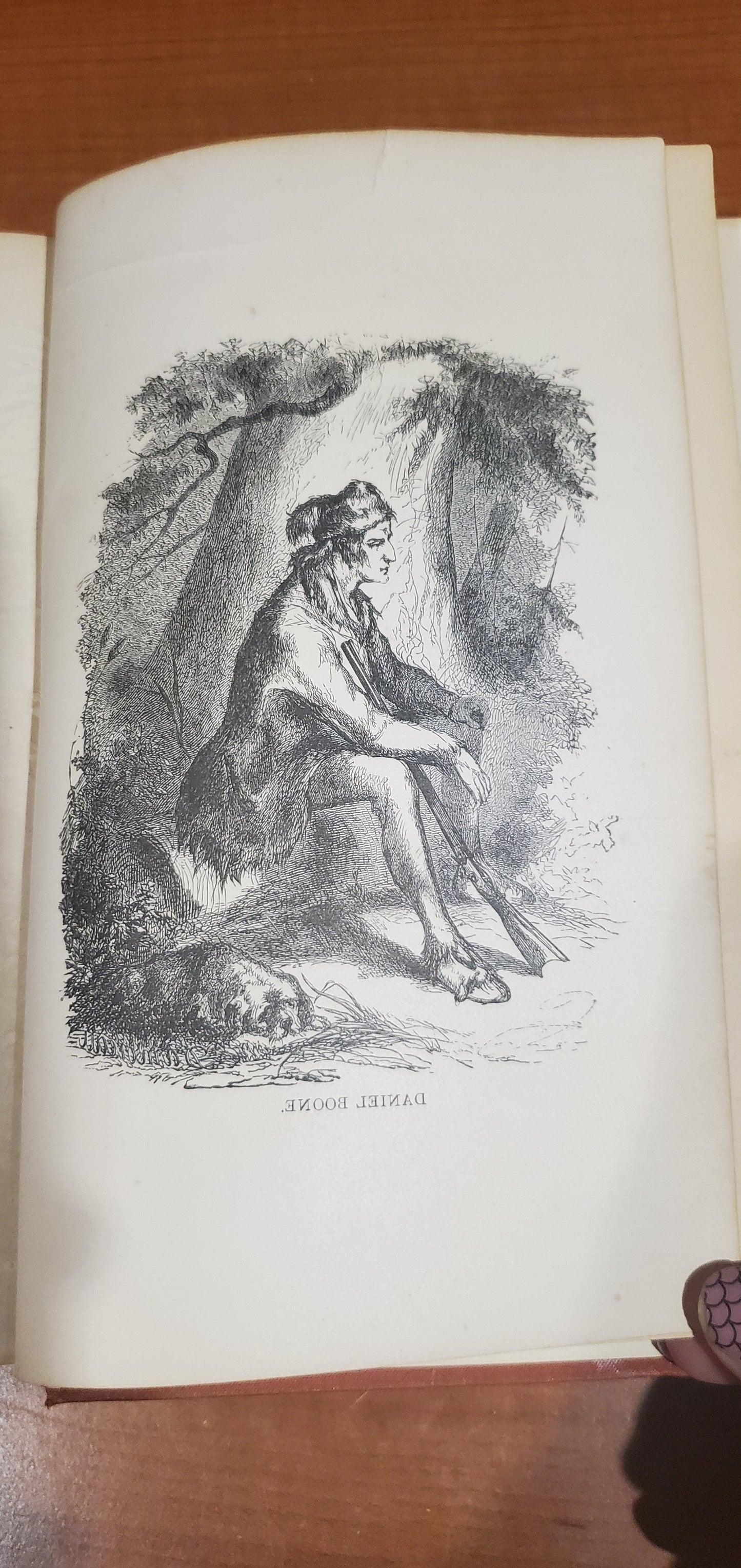 Bogart, H. B. Daniel Boone and the Hunters of Kentucky. Boston: Lee and Shepard, 1854. Plates. Cloth, gilt. Hinges cracked, page darkening. Good