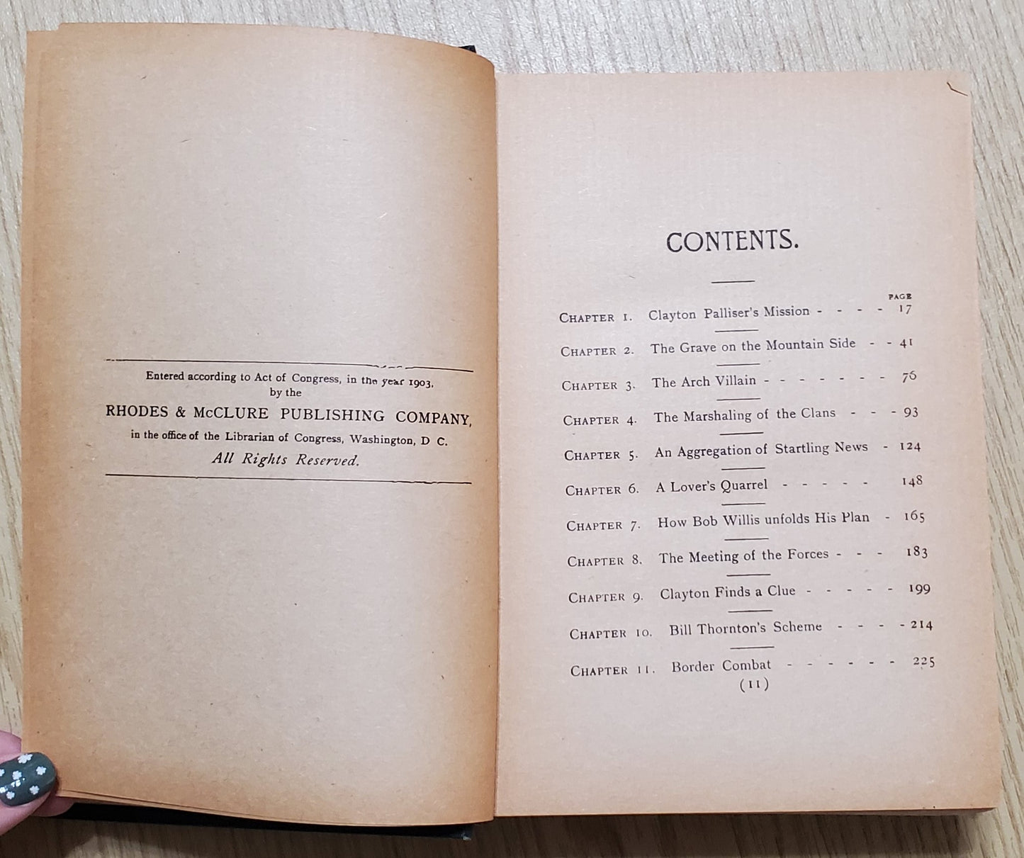 Van Gordon, Scott. Rough Life on the Frontier. Chicago: Rhodes & McClure, (1903); Illus. Pict cloth, silver. Page darkening. VG