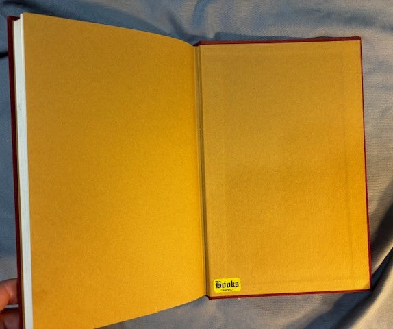 Dahl, Roald.  Charlie and the Chocolate Factory. NY: Alfred Knopf, (1964). 1st ed, 1st printing with red cloth, top edge brown and 6-line collophon on last page. 1st issue DJ with no ISBN number on rear panel Book is Near mint, DJ only Fair