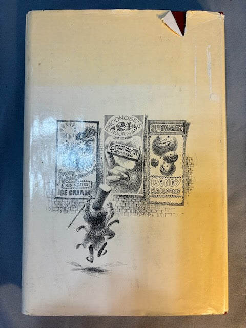 Dahl, Roald.  Charlie and the Chocolate Factory. NY: Alfred Knopf, (1964). 1st ed, 1st printing with red cloth, top edge brown and 6-line collophon on last page. 1st issue DJ with no ISBN number on rear panel Book is Near mint, DJ only Fair