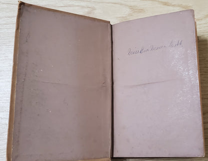 Custer, Elizabeth. Boots and Saddles. NY: Harper &amp; Bros, 1885. 1st ed, 1st issue without a frontis or map. Pict cloth, gilt. Spine lean. Fraying, Cloth frayed. Bottom ½” spine soiled. Good