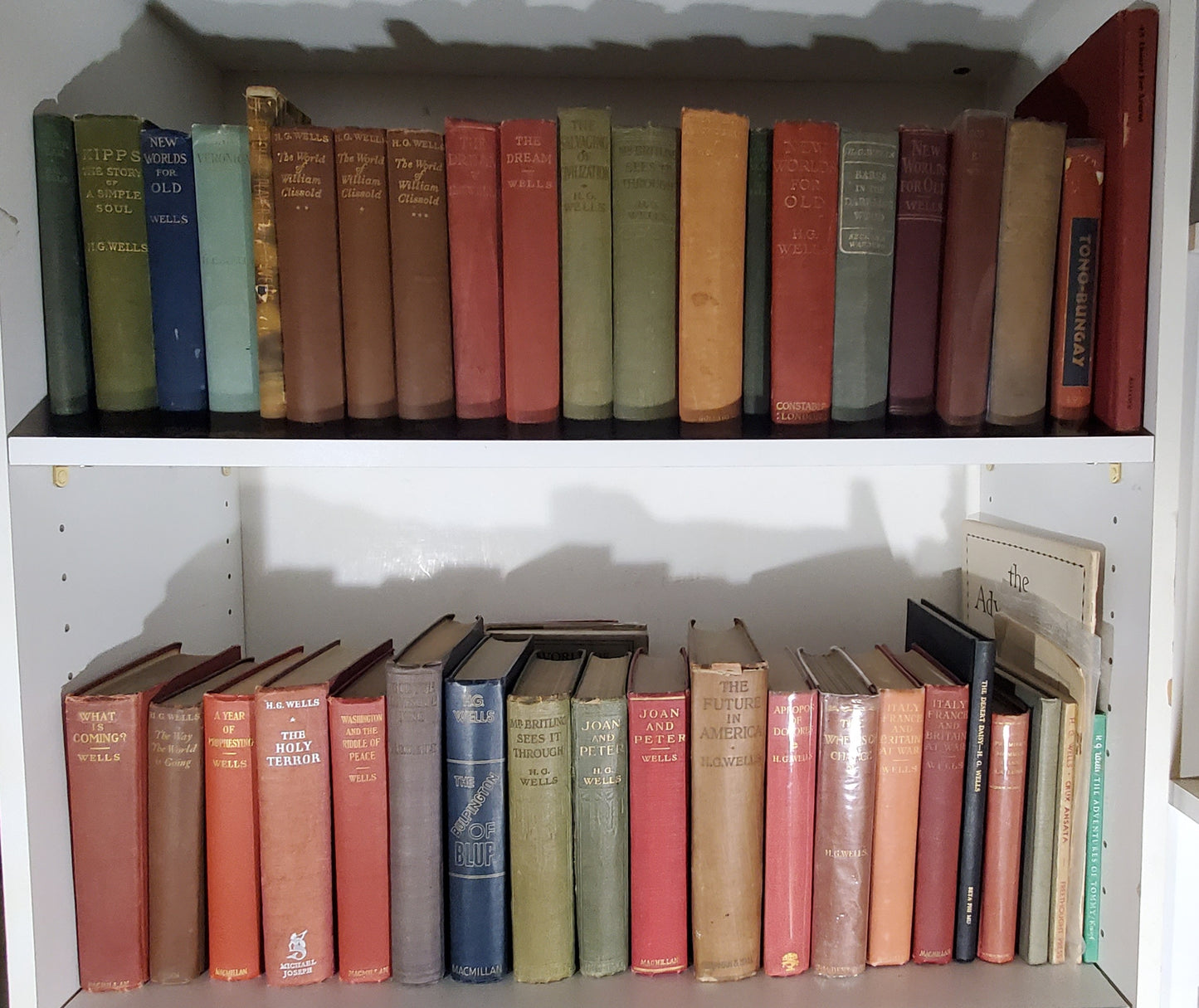 Collection of H. G. Wells' books