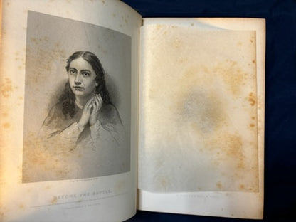 Moore, Frank. Women of the War. Hartford, CT: S. S. Scranton, 1866. Illus. 1st ed. Cloth, gilt. Foxing. Cover wrinkled.Very Good