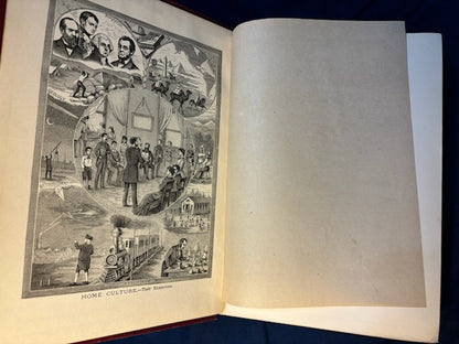Hunter, Thomas.  Home Culture, a Self-Instruction. NY: E. Treat, (1884). 1st ed. Illus. Pict cloth, gilt. Covers loose, spine faded, hinges cracked. Very Good  50.00