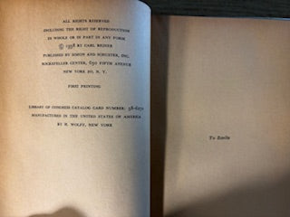 Reiner, Carl.. Enter Laughing. 1958. 1st ed. Pages darkened. VG/VG