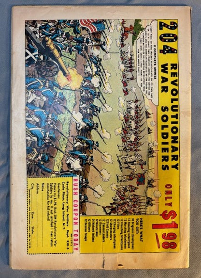 Justice League of America #1    cover detached from staples, light waterstain inside front cover   Good