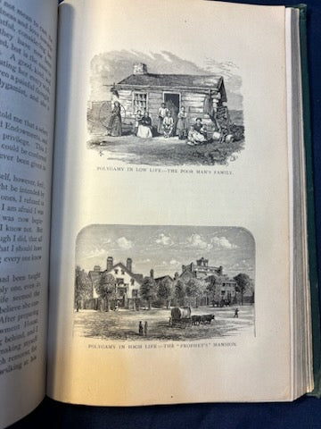 Stenhouse, T.B.H.  A Woman’s Life in Polygamy. Hartford: A. D. Worthington, 1875. Illus. Pict cloth. Heavy foxing on preliminaries, otherwise clean. Good