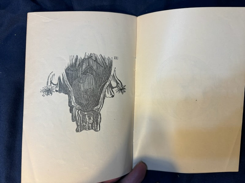 Stockham, Alice.  Tokology. Chicago: Sanitary Pub, 1886. Revised Ed. Pamphlet of plates in pocket. Pict cloth, gilt. Light foxing. Rear hinge cracked.Very Good