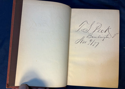 Stow, J. W.  Probate Confiscation: Unjust Laws Which Govern Women. (np, 1877). 2nd ed. Cloth, gilt. Foxing to frontis & tissue. Very Good