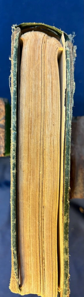Twain, Mark.  Adventures of Huckleberry Finn. NY: Charles Webster, 1885. 1st ed, 1st issue with all 1st issue points [see details of points and condition on Literature page]. Overall heavy wear. Good candidate for restoration