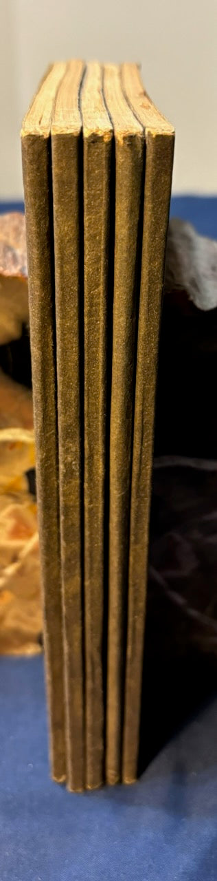 Woman’s Library. NY: Social Culture Pub, (1922). 1st ed. 5 vols, on Sex, Beauty, How to Prepare a Meal, etc. Stiff wrappers. VG