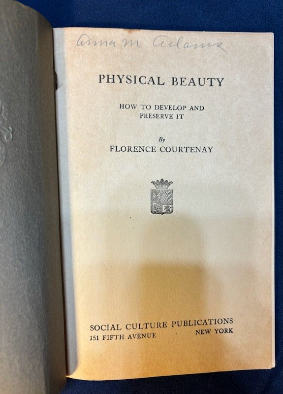 Woman’s Library. NY: Social Culture Pub, (1922). 1st ed. 5 vols, on Sex, Beauty, How to Prepare a Meal, etc. Stiff wrappers. VG