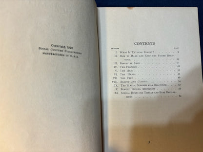 Woman’s Library. NY: Social Culture Pub, (1922). 1st ed. 5 vols, on Sex, Beauty, How to Prepare a Meal, etc. Stiff wrappers. VG
